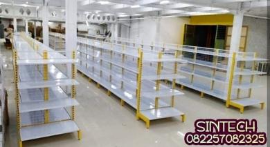 Kombinasi Rak Kuning dan Putih